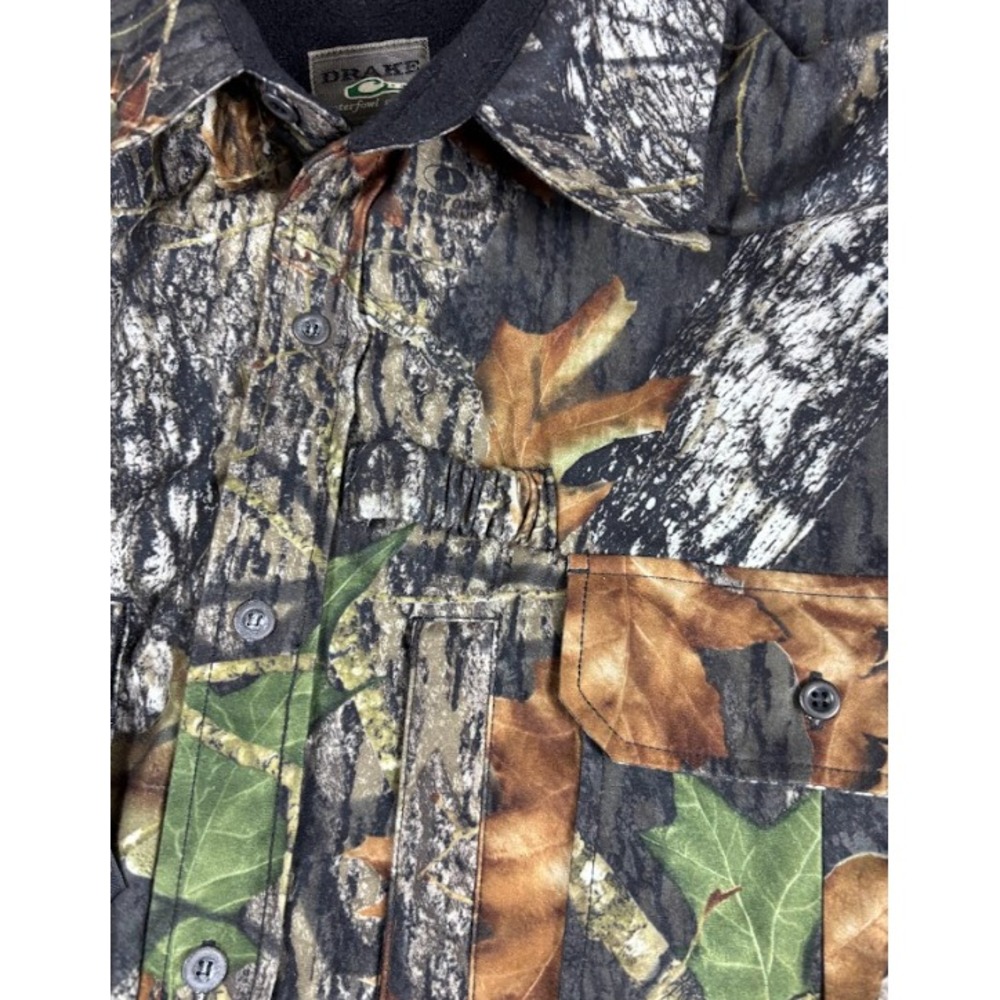 Drake Waterfowl Camo Insulated ShirtDrake WaterfJacket‎ Hunting Outdoor Mens 2XL - Picture 5 of 7